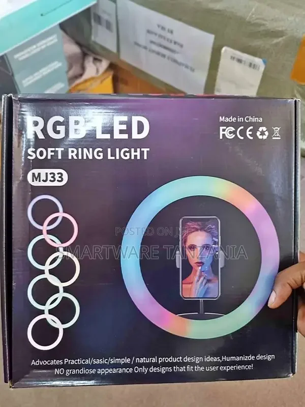 10 RGB Selfie Ring Light, LED Ring Light With Tripod Stand
