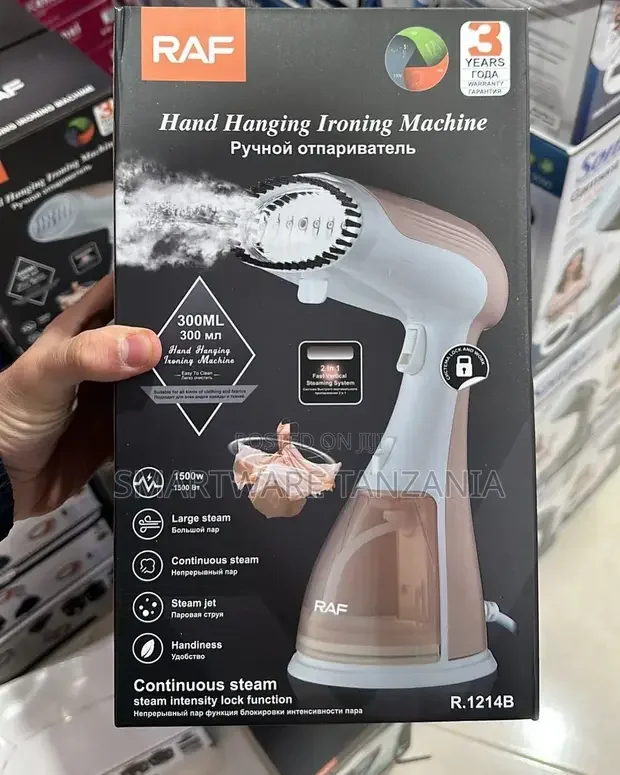 1500W Handheld Clothes Garment, Fabric Steamer 280ml Steamer