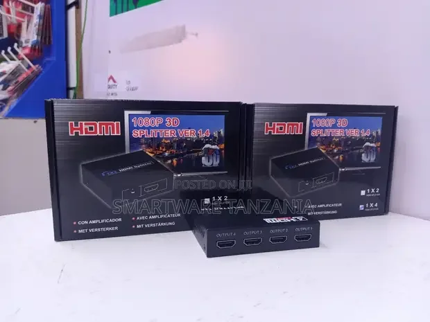 1 X 4 Hdmi-compatible Splitter Converter 1 In 4 Out HD 1.4