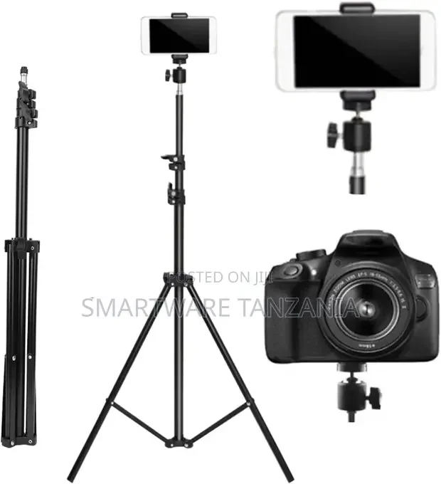 210cm Extendable Digital Camera, Phone Tripod Stand Holder