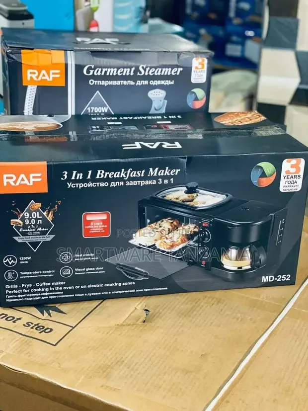 3in1 Breakfast Machine – Oven, Coffee Maker, GridleGrill