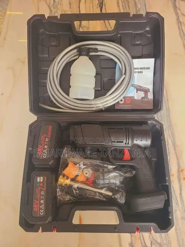 48V Cordless High Pressure Washer Water Gun