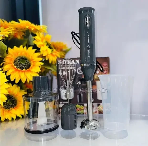 4 In 1 Hand Blender With Chopper, Whisker  Home Kitchen