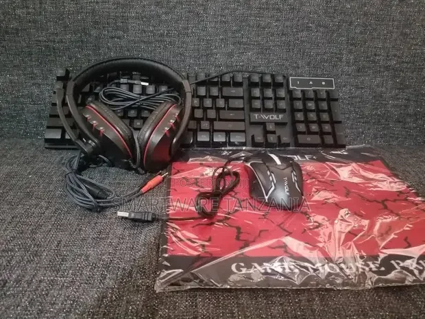 4 in 1 Combo Gaming Keyboard, Mouse, Headset And Mousepad
