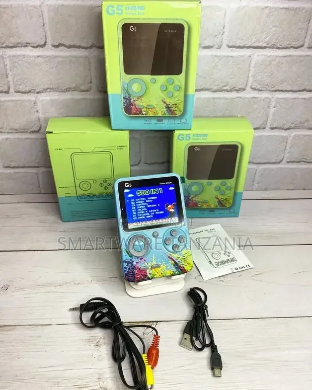 500 Retro Game Portable Game Consoles 1000mah Battery