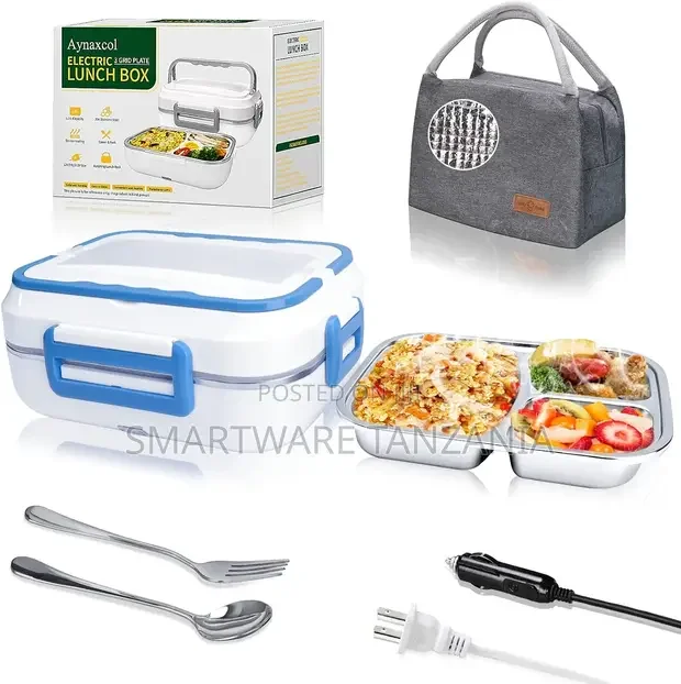 60W Electric Lunch Box Portable Food Warmer Heater 3-in-1