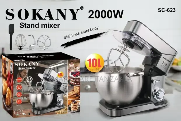 6-quart Dough Mixer Tilt-head Electric Kitchen Food Mixer