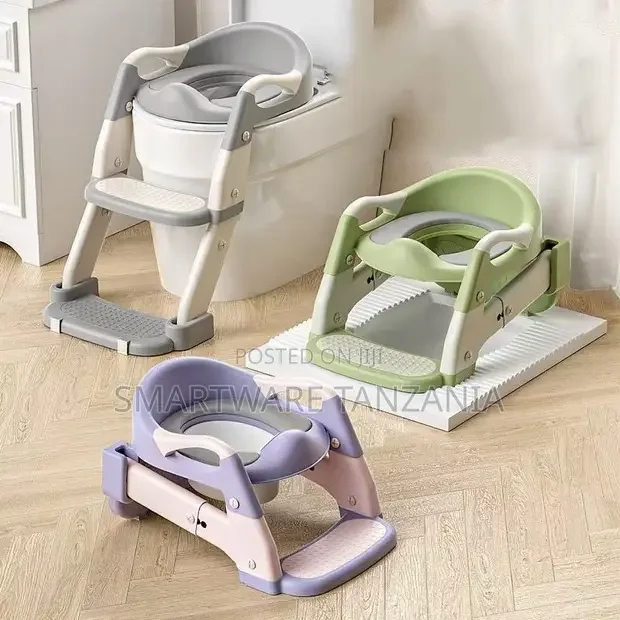 Adjustable Potty Training Seat Set Multi Color Kids Toilet Ladder