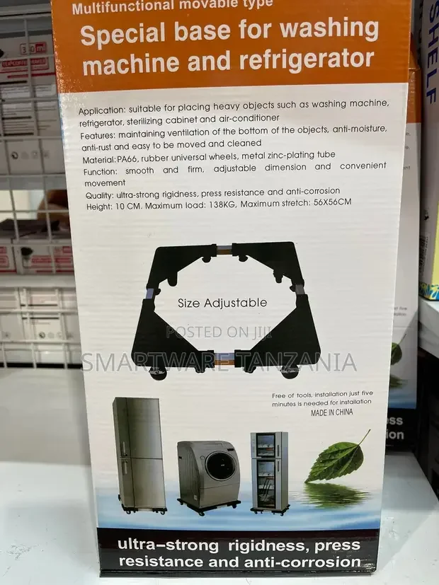 Adjustable Size for Front Top Load Washing Machine Stand