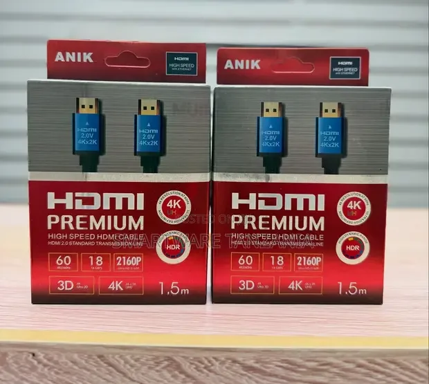 Anik Hdmi Premium 1.5m Cable - 60hz 2160p HDR 18gbps Compact