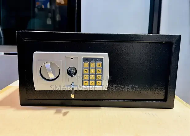 Black Digital Electronic Safe Box Keypad Lock for Home, Office, Hotel