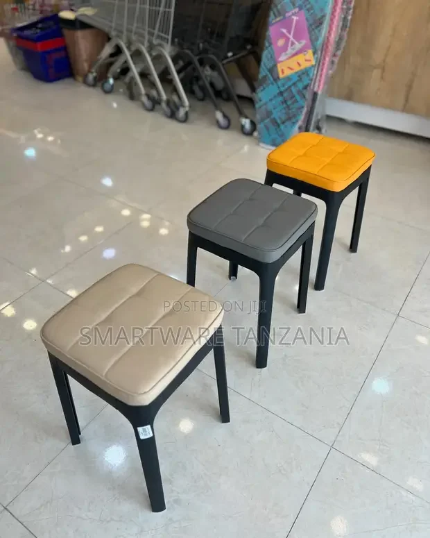 ChairStool Stackable Bar Stool With Cushion, Lightweight