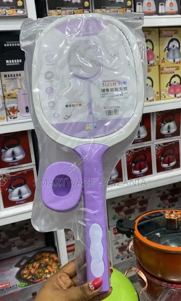 Classic Mosquito Racket With Rechargeable Insect Killer