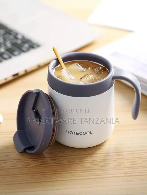 Coffee Mug Vacuum Insulated Camping Mug With Lid HotCold
