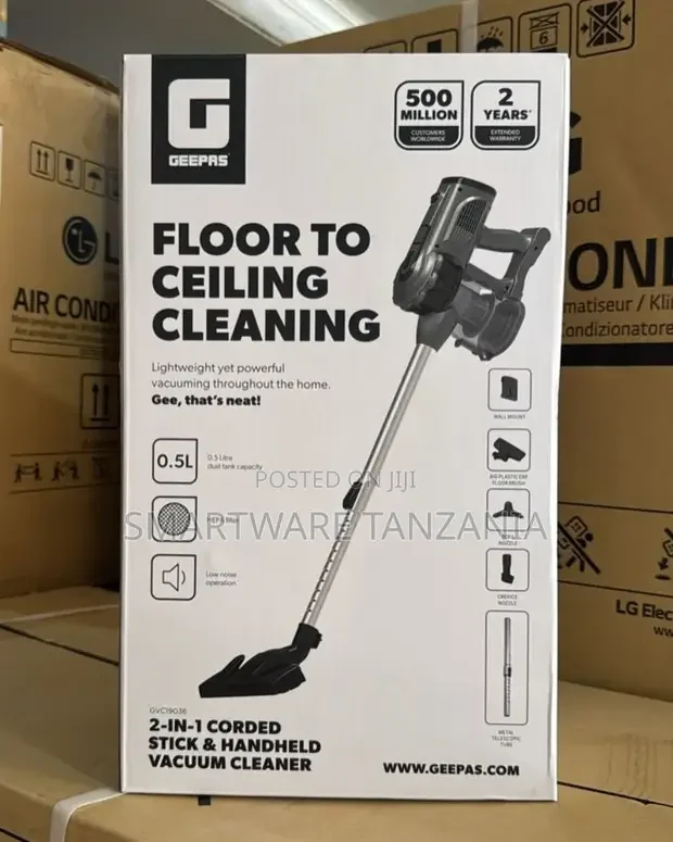 Cordless Vacuum Cleaner - 2 In 1 Lightweight Vacuum Cleaner
