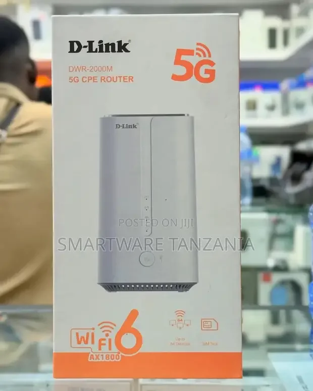D-Link DWR-2000m 5g Wi-Fi 6 Cpe 2.5g WanLan + Rj11 Vo5gLte Router