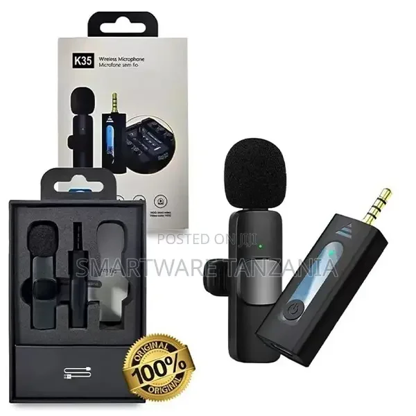 Dual Wireless Microphones For iPhone, Phone, Camera, Laptop, PC