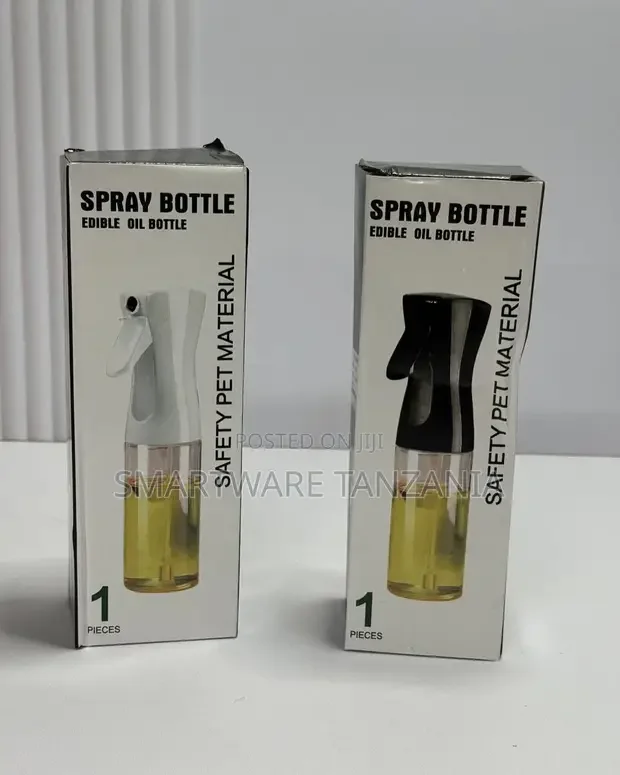 Edible Oil Spray Bottle Kitchen Mist Sprayer White Black