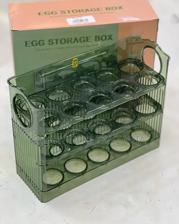 Egg Tray Egg Fresh Storage Box For Countertop Kitchen Fridge