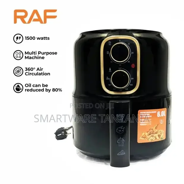 Electric Air Fryer 6 Liter Bake, Cook, Roast, Crisp, Reheat