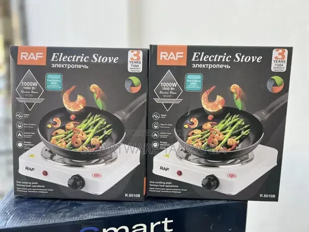 Electric Cooking Heater, 1000 Watt With Thermostat