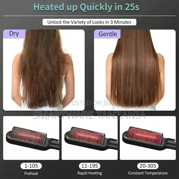 Electric Hair Straightening Comb
