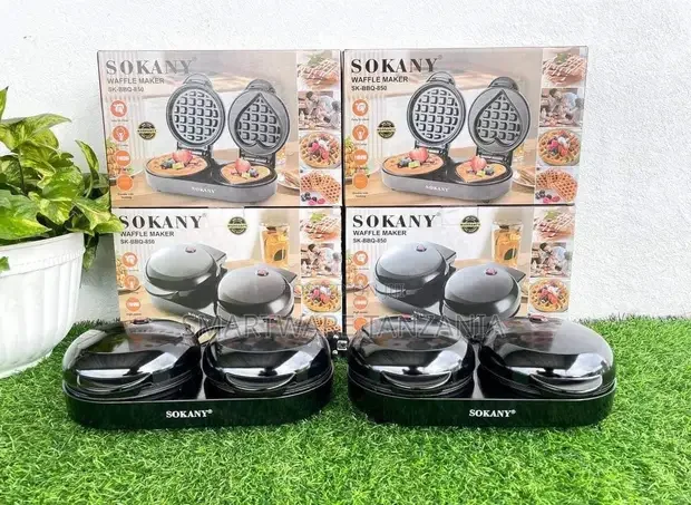 Electric Waffle Maker Machine, Nonstick Round Waffle Maker