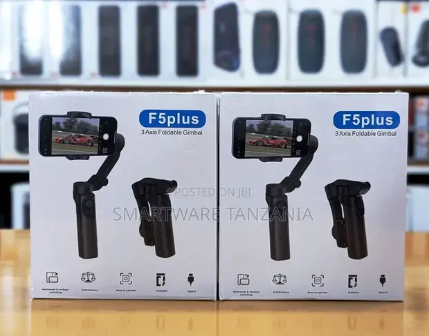 F5 Plus 3-Axis Foldable Gimbal Stabilizer Auto Balance Type-C Charge