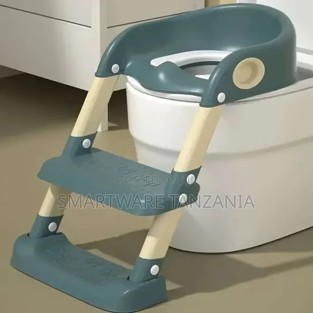 Foldable Portable Potty Chair With Adjustable Height Ladder