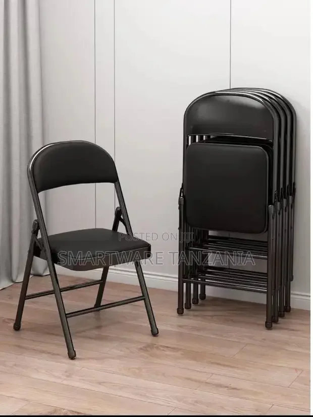 Folding Chairs With Padded Seats Black Metal Folding Chair
