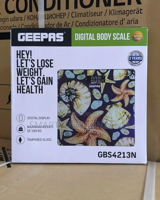 Geepas Digital Personal Body Scale - Easy Read Display