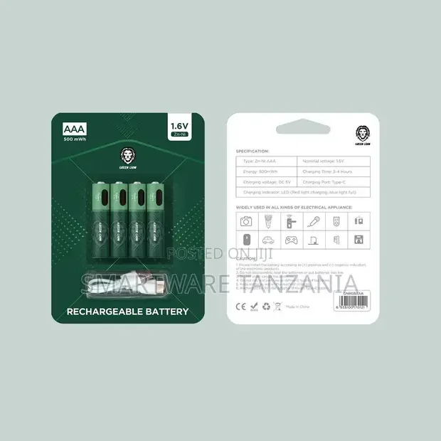 Green Lion Alkaline Battery AAA (4pcsPack) 271400mah  1.5V