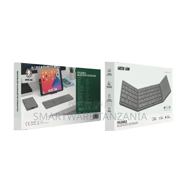 Green Lion Foldable Bluetooth Keyboard - Gray