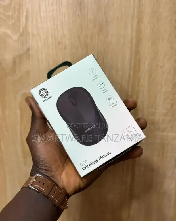 Green Lion G50 Wireless Mouse - Silent Click, Ergonomic Design