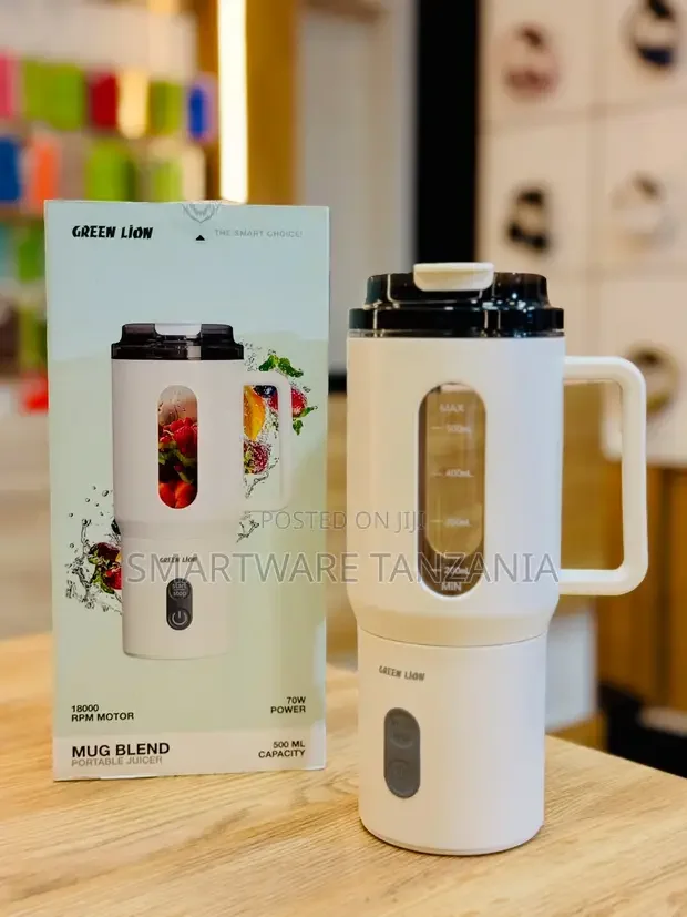 Green Lion Mug Blend Juicer, 500ml Capacity 70w Power 18, 000 RPM Motor