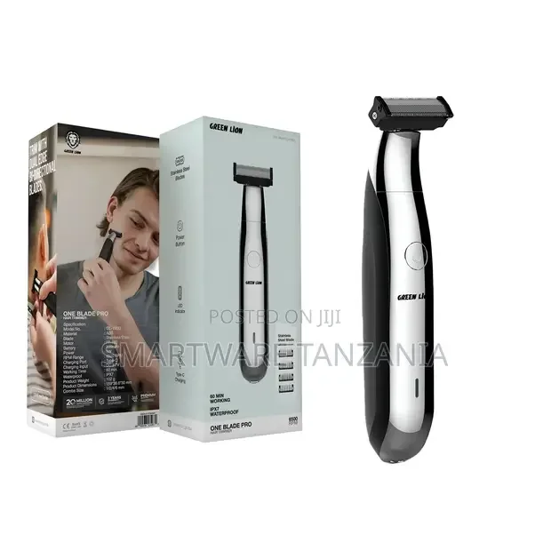 Green Lion One Blade Pro Hair Trimmer - Black