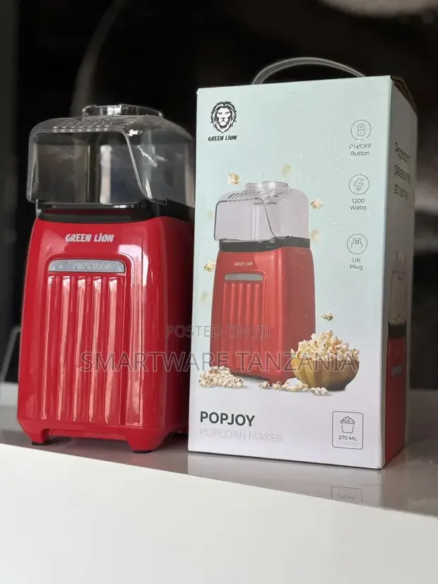 Green Lion Popjoy Popcorn Maker 1200w 270ml – Easy Popcorn Maker