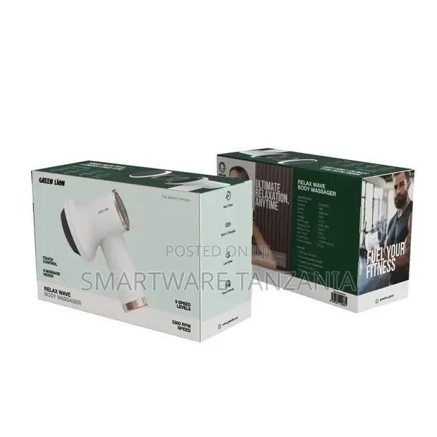 Green Lion Relax Wave Body Massager - White