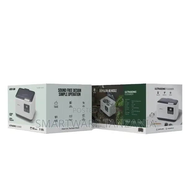 Green Lion Ultrasonic Cleaner - White