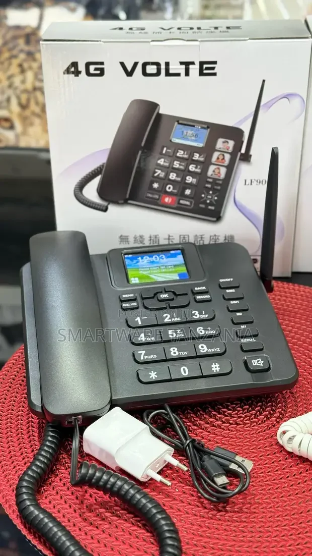 GSM Fixed Desktop Phone With Dual Sim Hands Free Function