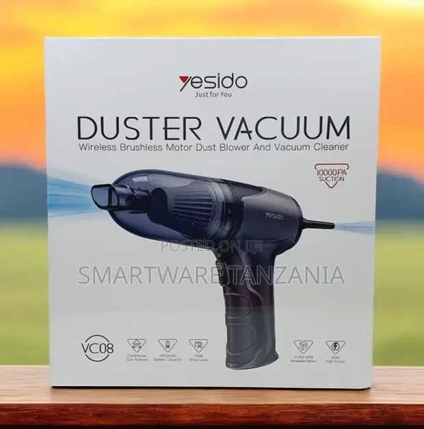 Handheld Vacuum Cleaner - High Power Cleaning Tool, Black