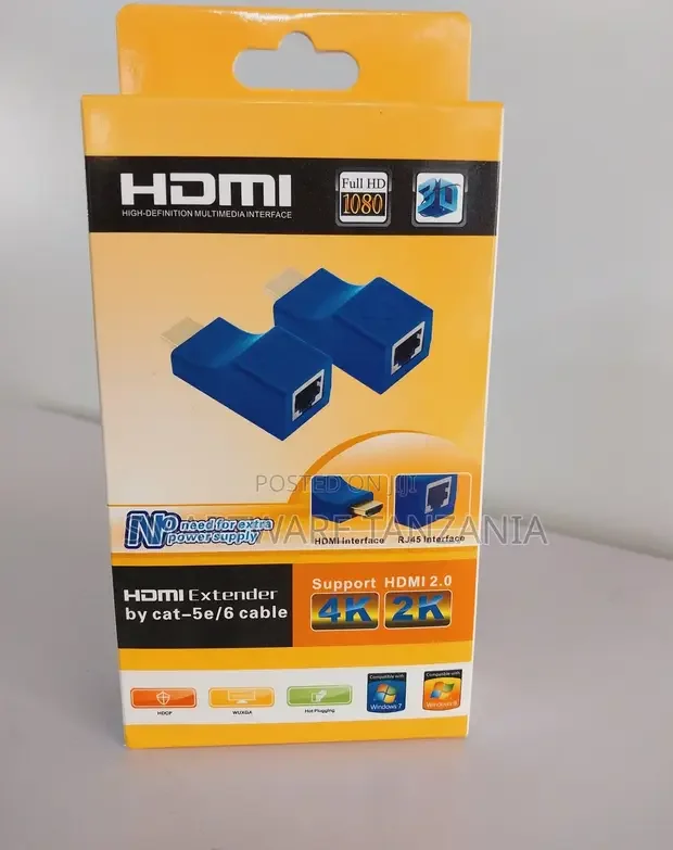Hdmi Extender Over Cat5e6 Cable - 1080p Up to 30m