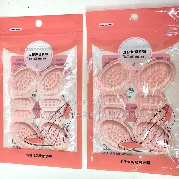 Heel Grip Liner Pads 2-Piece Set High Heel Cushion Pink