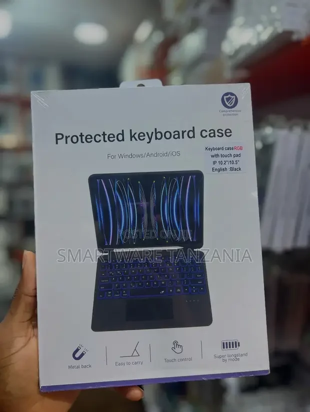iPad 10.2 10.5 Inch Rgb Backlit Keyboard Case Touchpad
