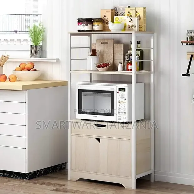 Kitchen Baker's Rack, Microwave Oven Stand Utility Shelf