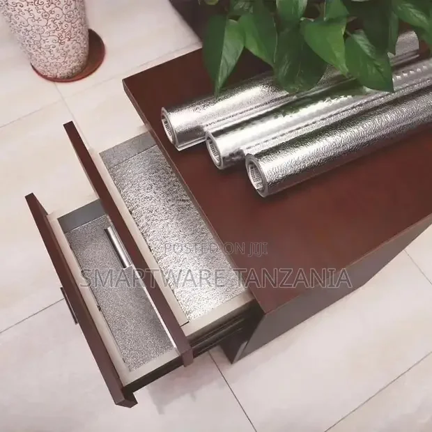 Kitchen Wallpaper Peel and Stick Aluminum Foil Contact Paper