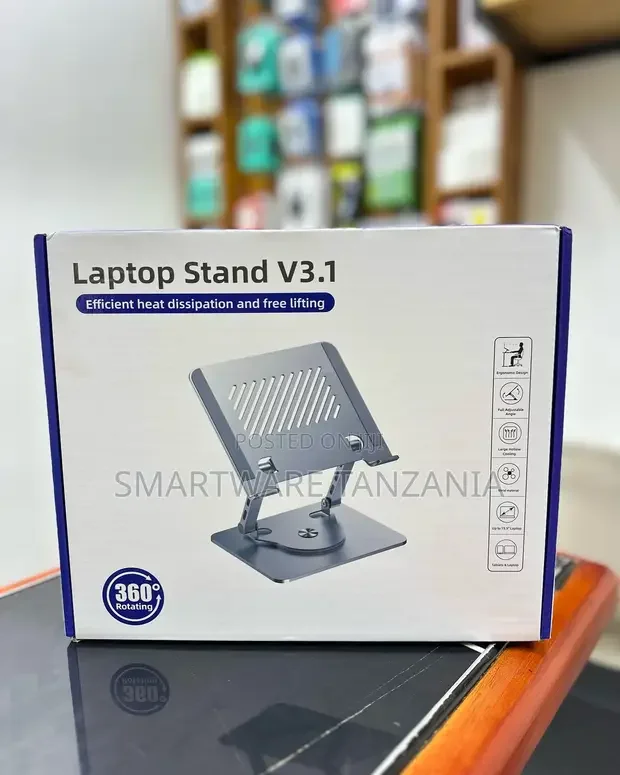 Laptop Stand, HeightAngle Adjustable, Foldable, Lightweight