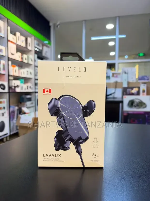 Levelo Lavaux 15w Wireless Automatic Car Charger Mount