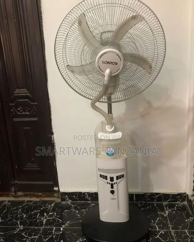 Lontor 18 Inches Rechargeable Mist Fan With Remote Control