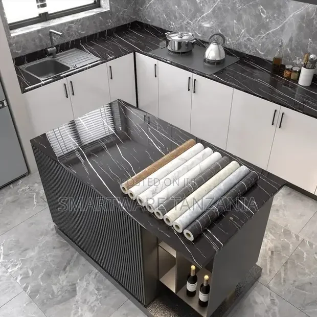 Marble Kitchen Sticker Wallpaper
